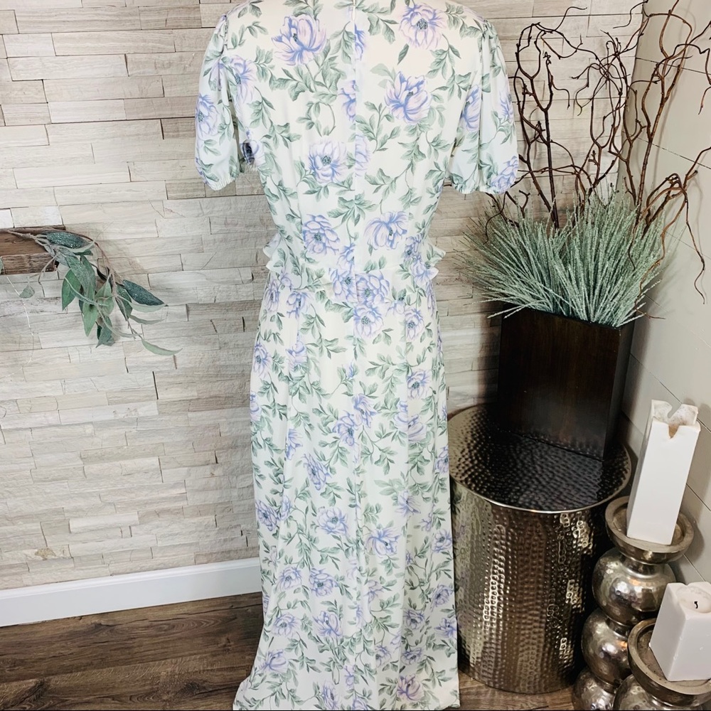 Gal Meets Glam NWT Cassidy Floral Maxi Dress $198 - Picture 7 of 13